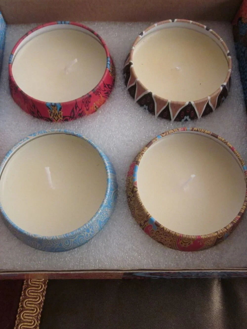 Soy Scented Candle Gift Box Set Enjoy Your Life 4 Piece